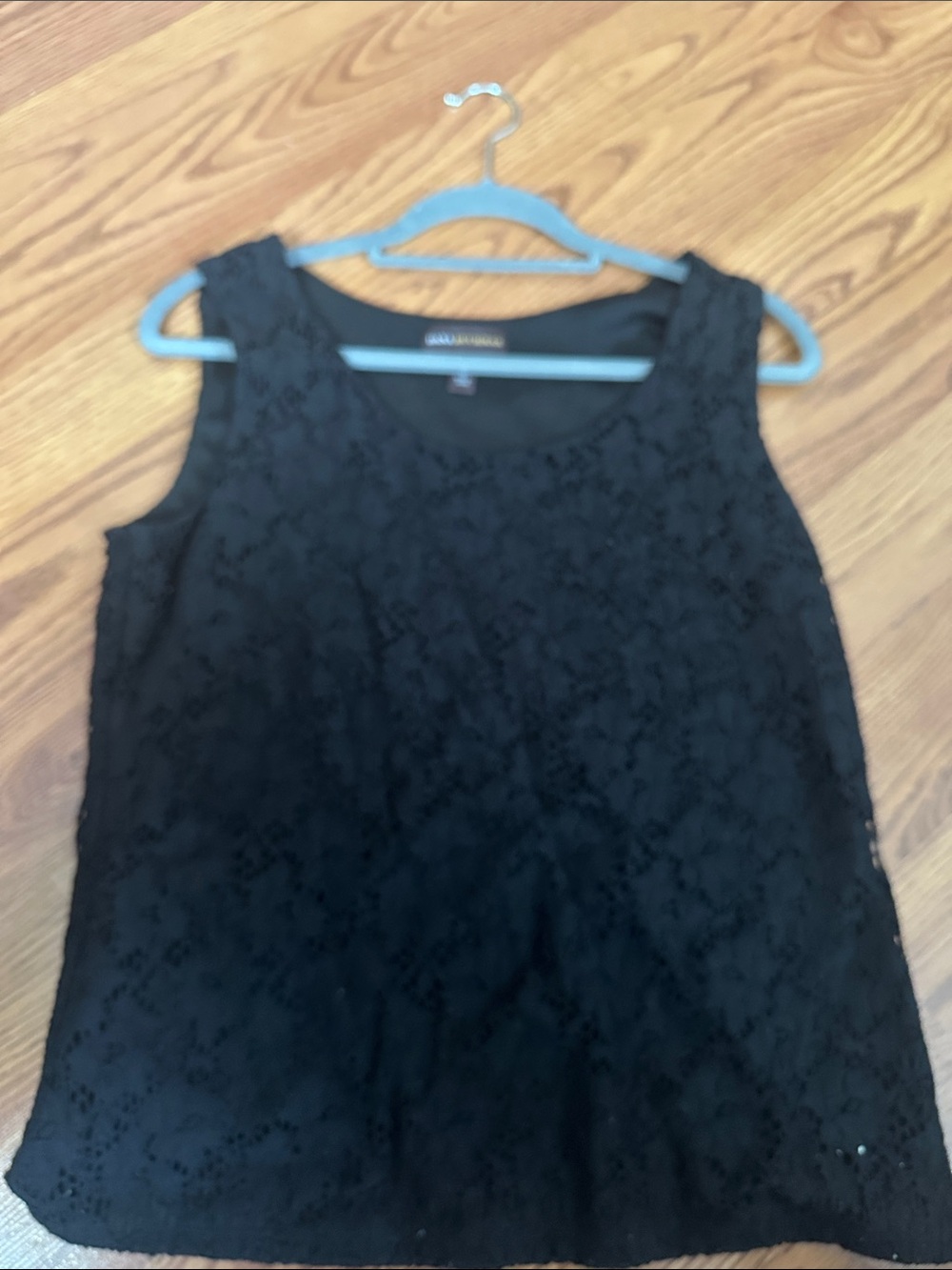Dana Buchman Black Lace Sleeveless Camisole